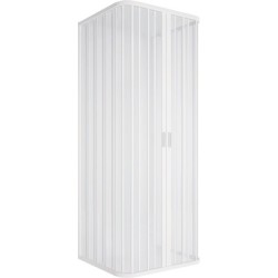 BOX DOCCIA 3L SOFFIETTO RIDUCIBILE APERTURA CENTRALE LUX cm 80x120x80 - 1